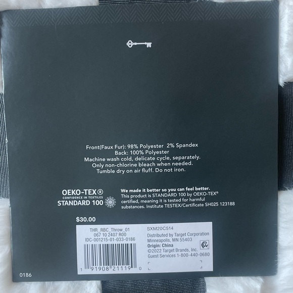 Tan Beige - NWT Threshold by Target 50”x60” Faux Fur Blanket Throw - Picture 3 of 4